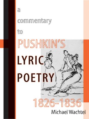 cover image of A Commentary to Pushkin's Lyric Poetry, 1826–1836